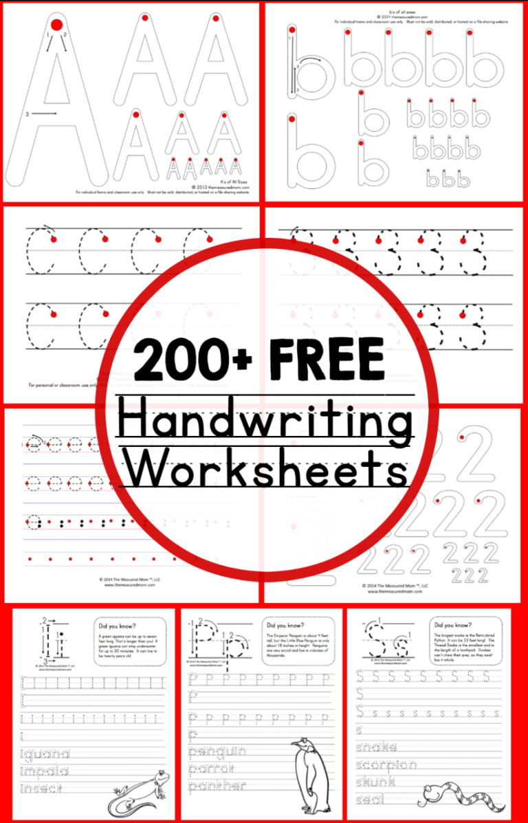 Printable Free Cursive Writing Practice Sheets For Kids