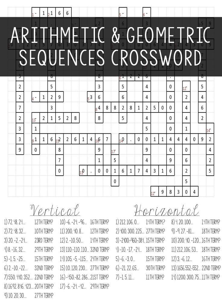 Arithmetic And Geometric Sequences Worksheet Answer Key Algebra 1