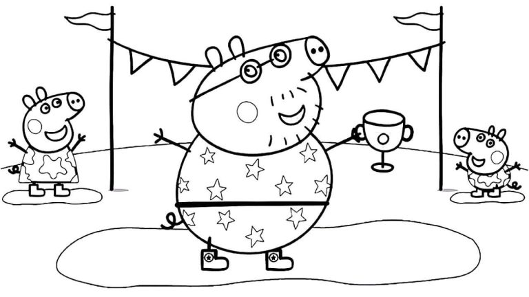 Peppa Pig Coloring Pages