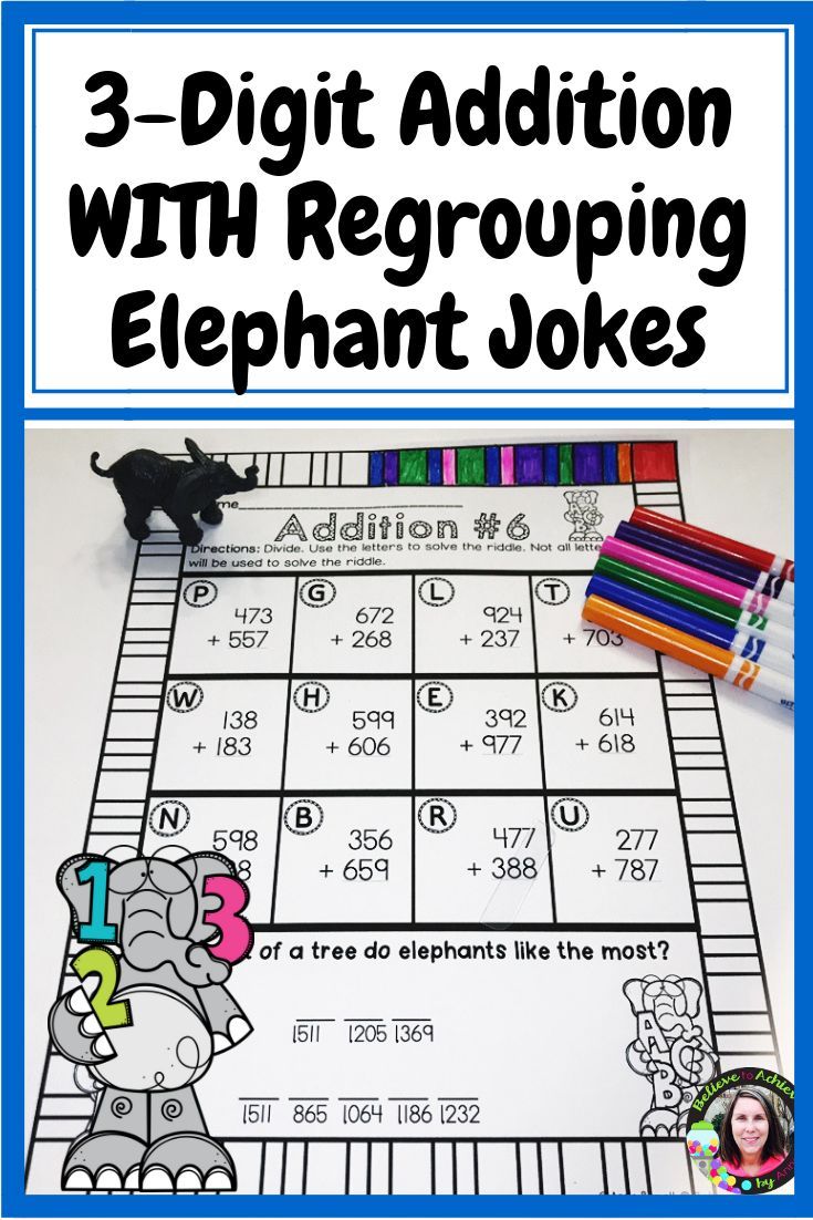 3 Digit Addition Without Regrouping Clipart