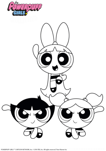 Powerpuff Girls Coloring Pages