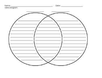 Free Printable Venn Diagram With Lines