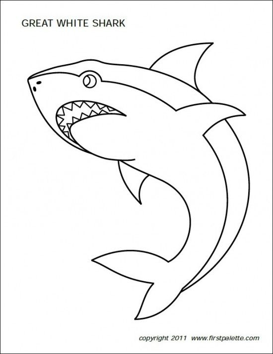 Shark Coloring Pages