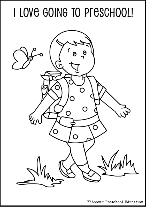 Preschool Coloring Pages