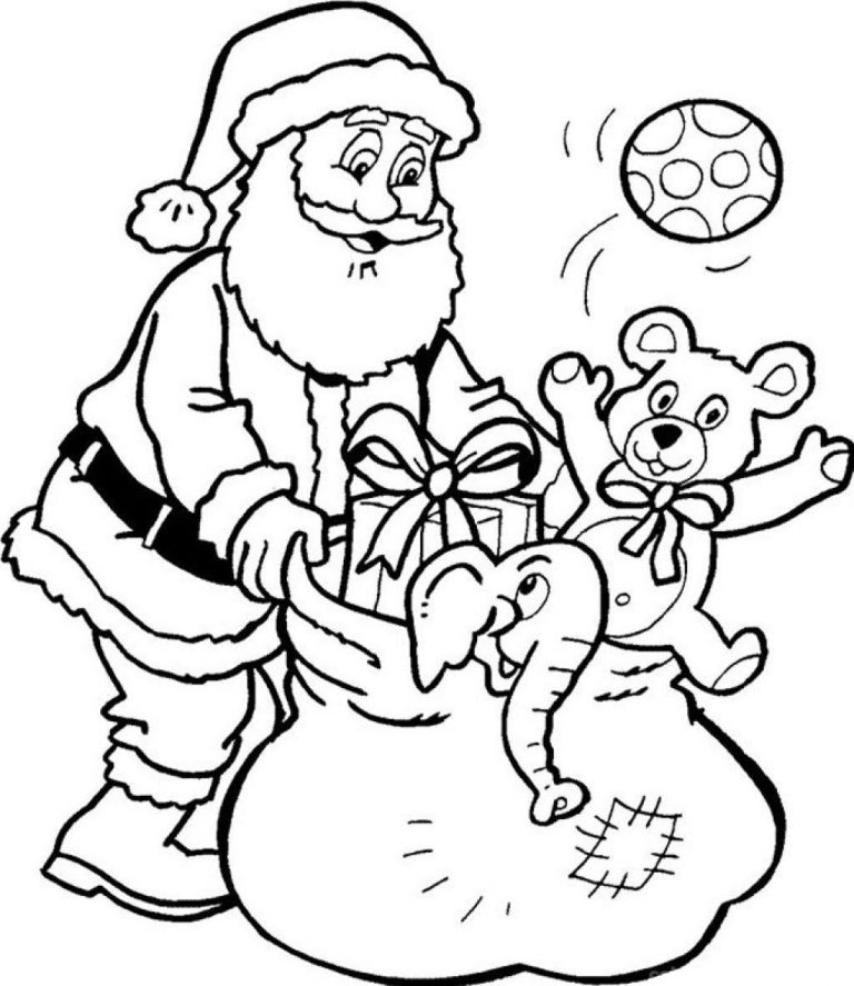 Santa Coloring Pages