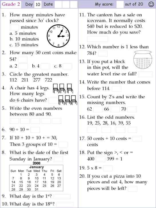 Mental Maths For Class 3 With Answers Pdf