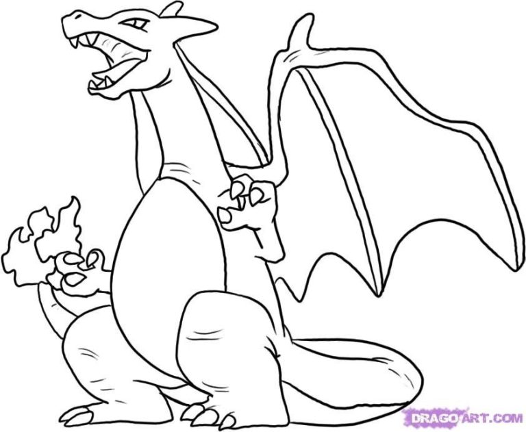 Charizard Coloring Page