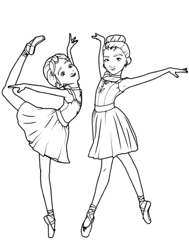 Ballerina Coloring Pages