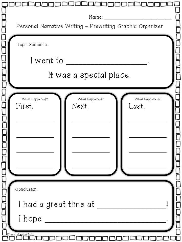 Narrative Writing Worksheets Grade 2