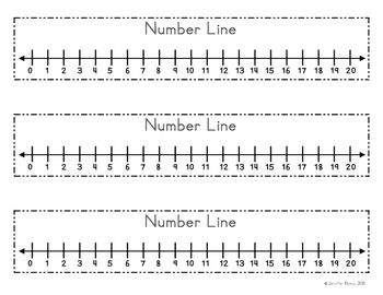 Printable Open Number Line Template