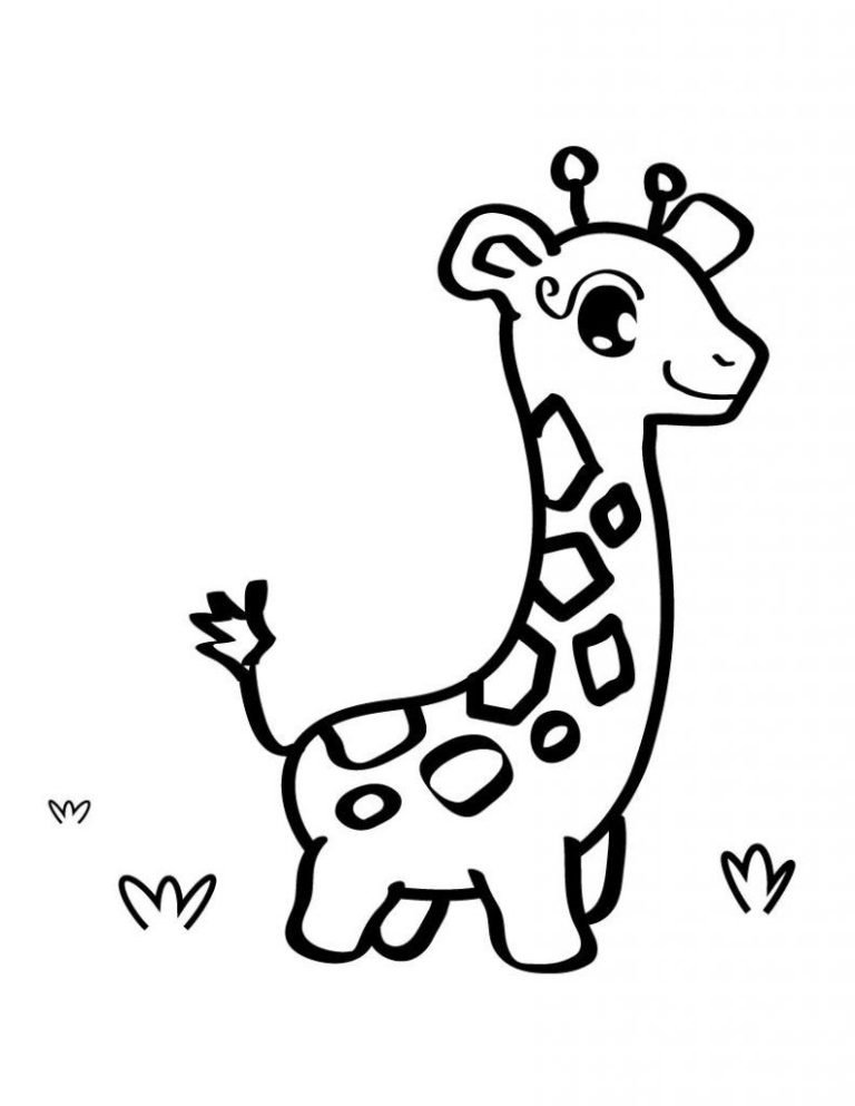 Giraffe Coloring Pages