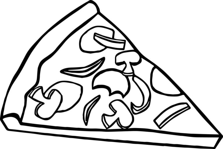 Pizza Coloring Pages