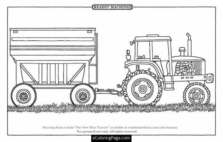 Tractor Coloring Pages