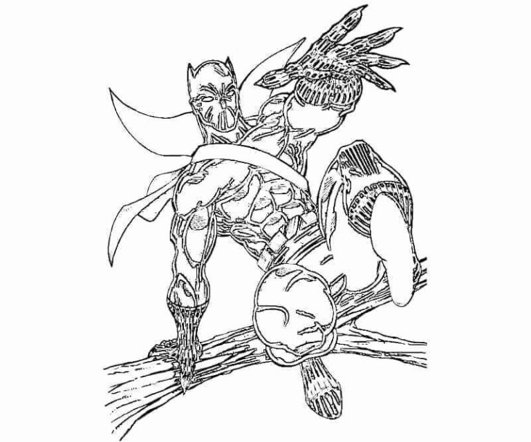 Black Panther Coloring Pages