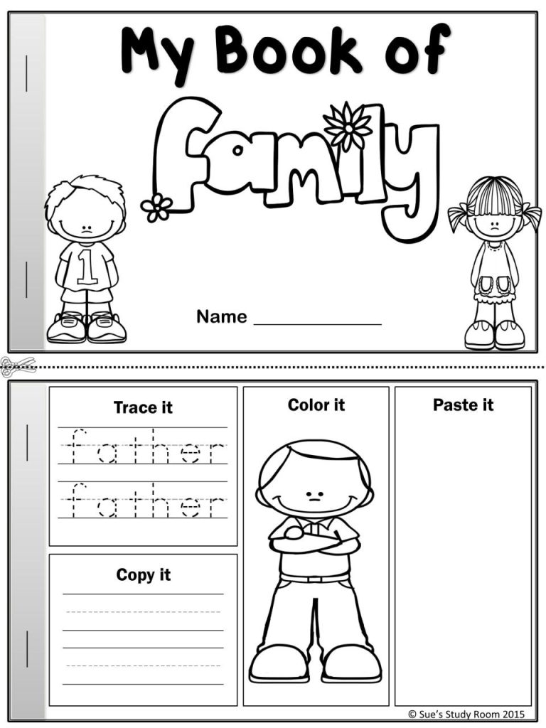 My Family Worksheets For Grade 1 Pdf