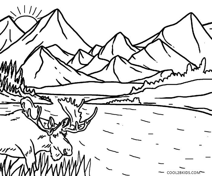 Nature Coloring Pages