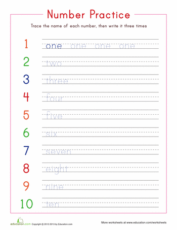 Names Writing Numbers In Words Worksheets Grade 1 Pdf