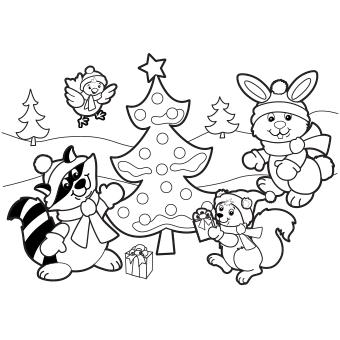 Holiday Coloring Pages