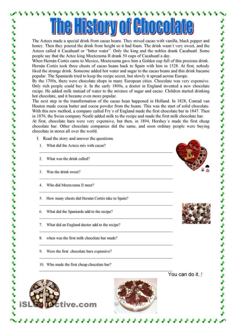 7th Grade Literature Grade 7 Reading Comprehension Worksheets Pdf With Answers