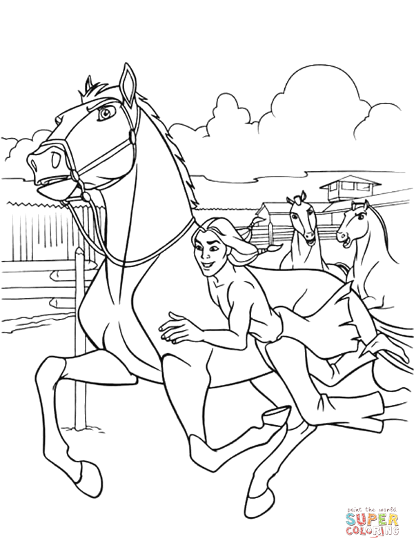 Spirit Coloring Pages