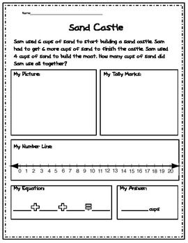 Addition Word Problems Within 20