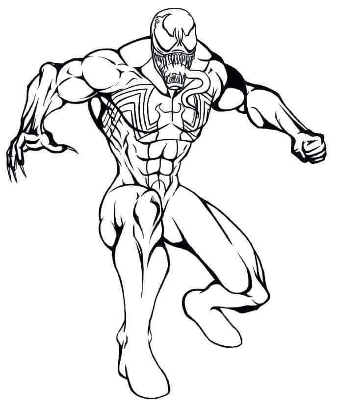 Venom Coloring Pages