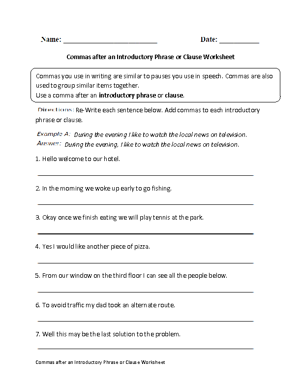 Identifying Transition Words Worksheet Pdf