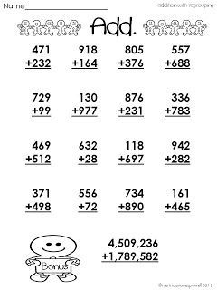 3 Digit Addition Problems No Regrouping