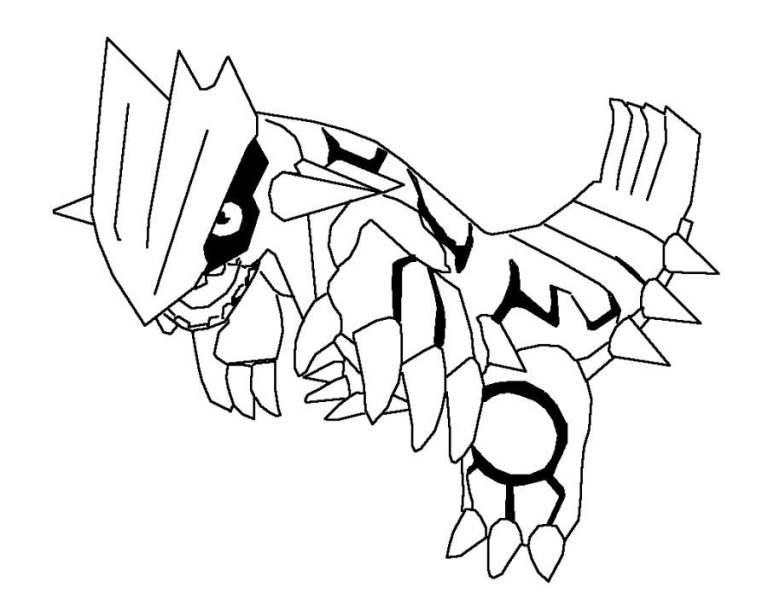 Legendary Pokemon Coloring Pages