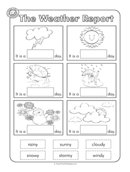 Weather And Seasons Worksheets For Grade 1