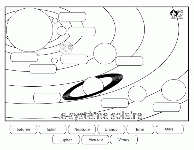 Printable Solar System Worksheets For Kids