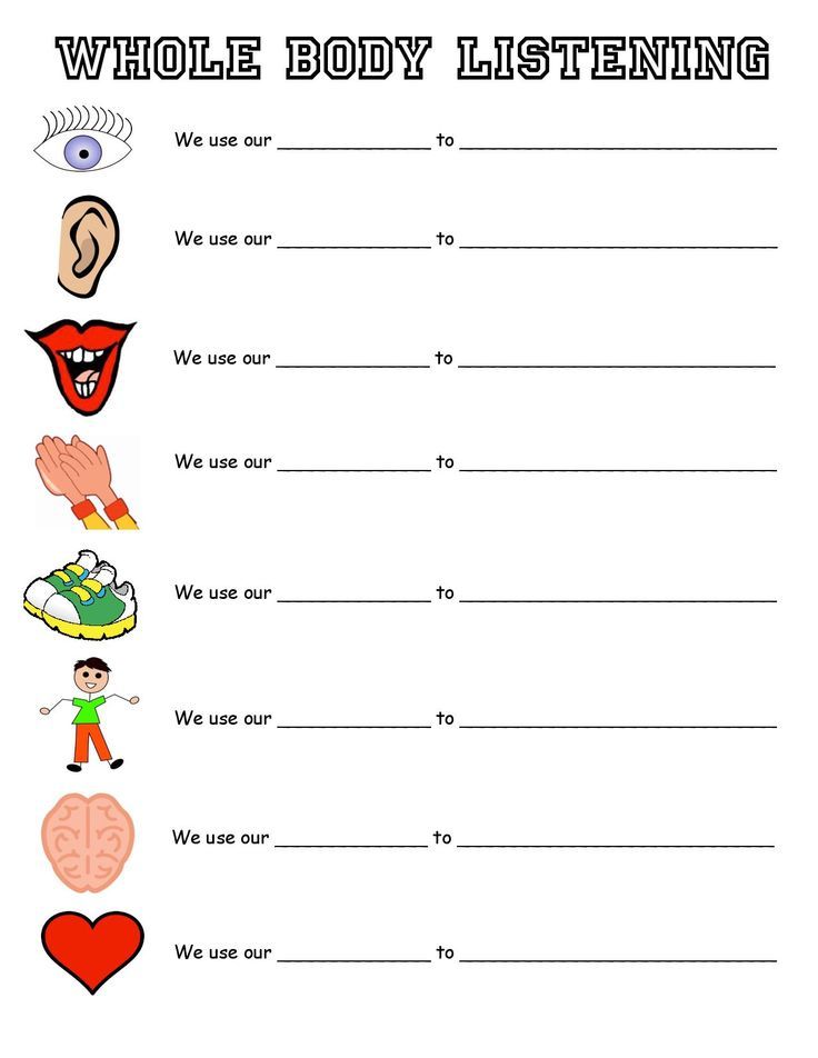 Kindergarten Social Skills Worksheets For Kids