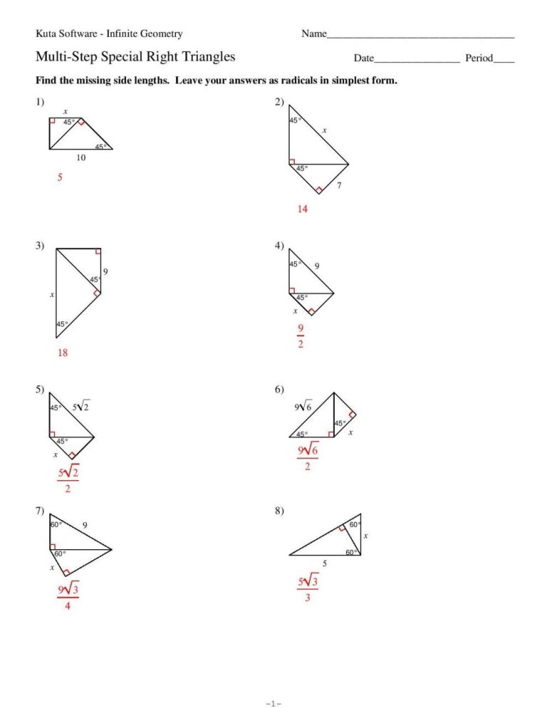 Kuta Math Geometry Worksheets