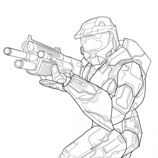 Halo Coloring Pages