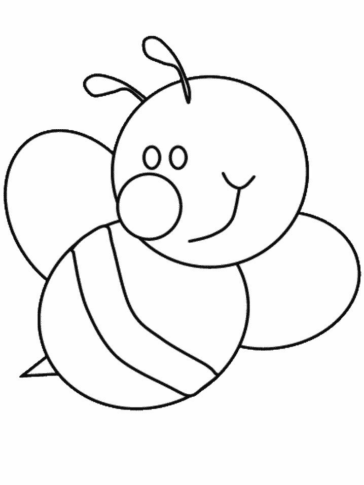 Bee Coloring Pages