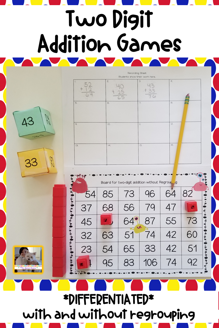 Double Digit Addition With Regrouping Activities