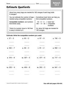 5th Grade Estimation Word Problems Worksheets