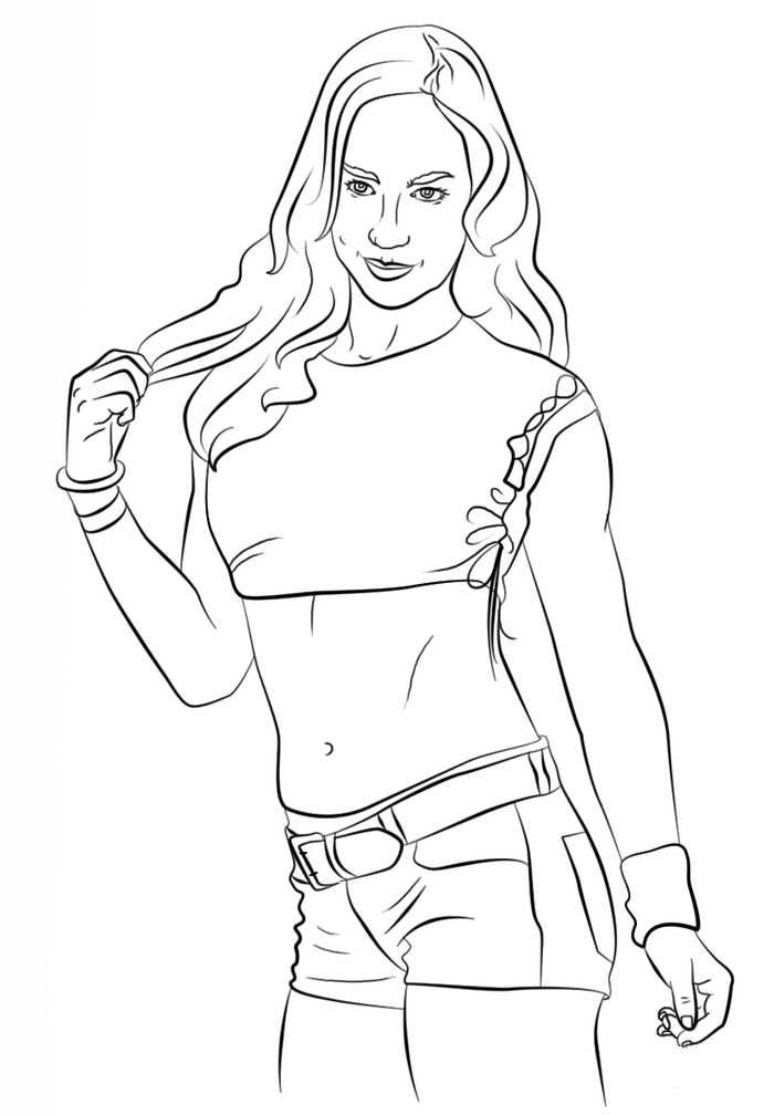 Wwe Coloring Pages