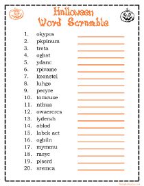 Printable Word Scramble Worksheet With Answers Pdf