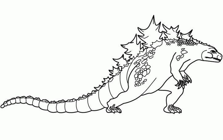 Godzilla Coloring Pages Free