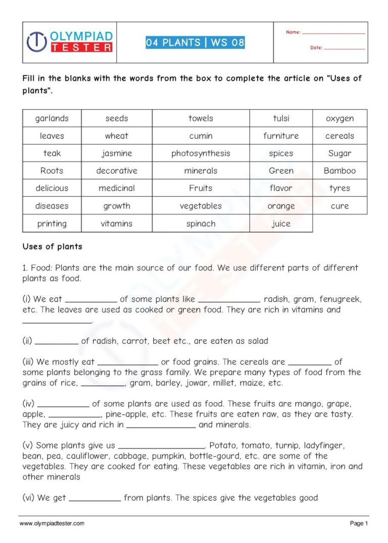 English Worksheet For Class 10 Icse