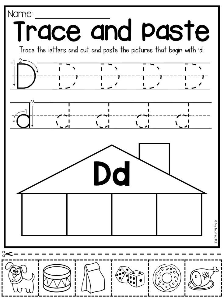 Kindergarten Letter K Cut And Paste Worksheets