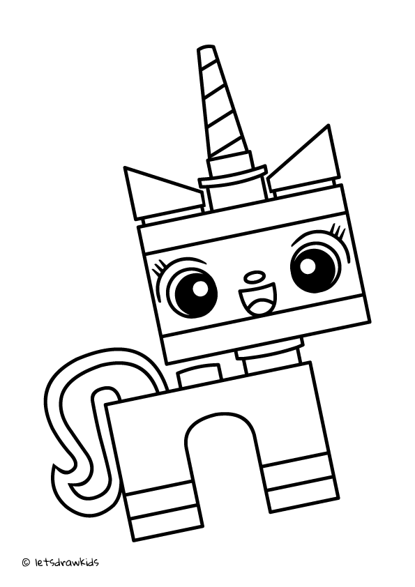 Unikitty Coloring Pages