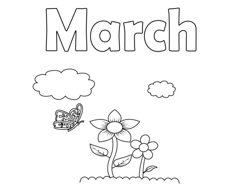 March Coloring Pages