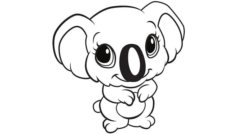 Baby Animal Coloring Pages