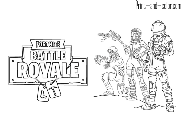 Fortnite Colouring