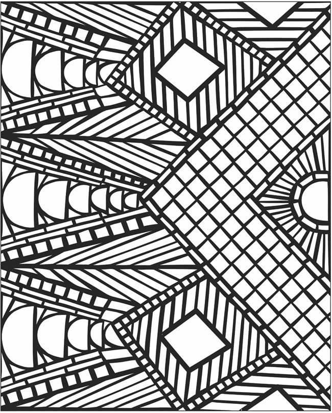 Pattern Coloring Pages