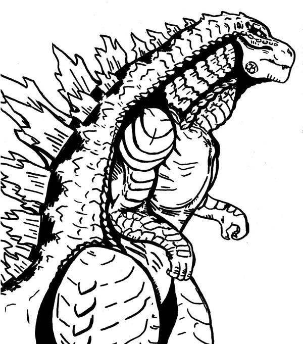 Printable Godzilla Coloring Sheets