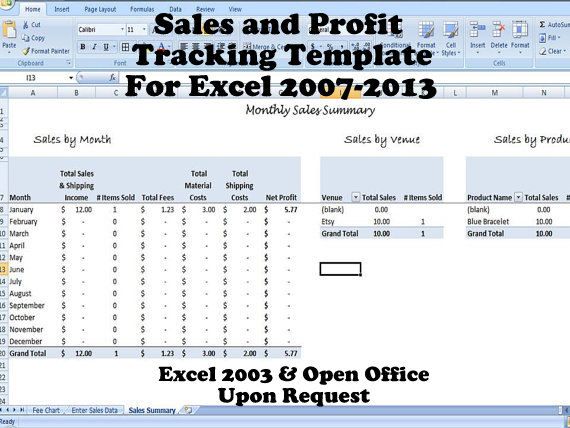 Cogs Worksheet Excel Template