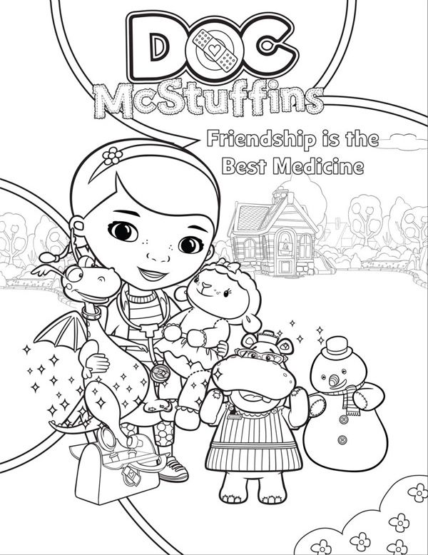 Doc Mcstuffins Coloring Pages